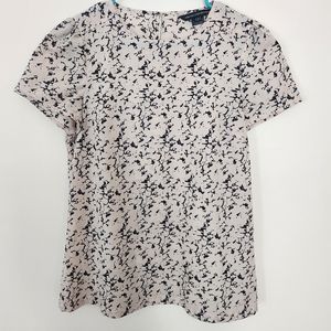 French connection cap sleeve blouse